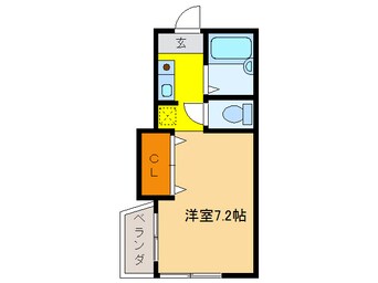 間取図 Ｉ．Ｓ．ＣＯＵＲＴ