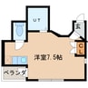 エムズビル 1Rの間取り
