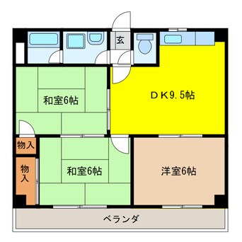 間取図 ハイツ元町