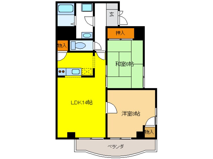 間取図 シルキーハウスホリ