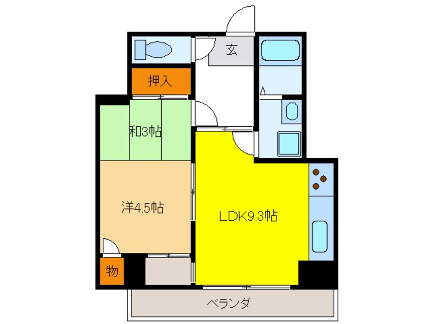 間取図 シルキーハウスホリ