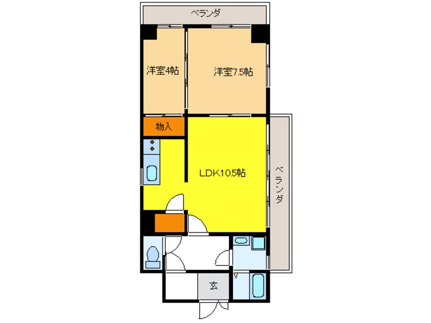 間取図 シルキーハウスホリ