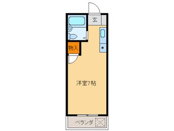 間取図 パティオ青柳