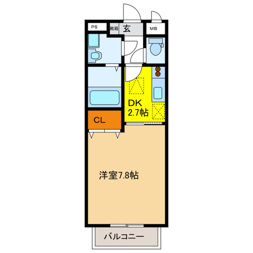 間取図 ジョイフル　Ｍ３