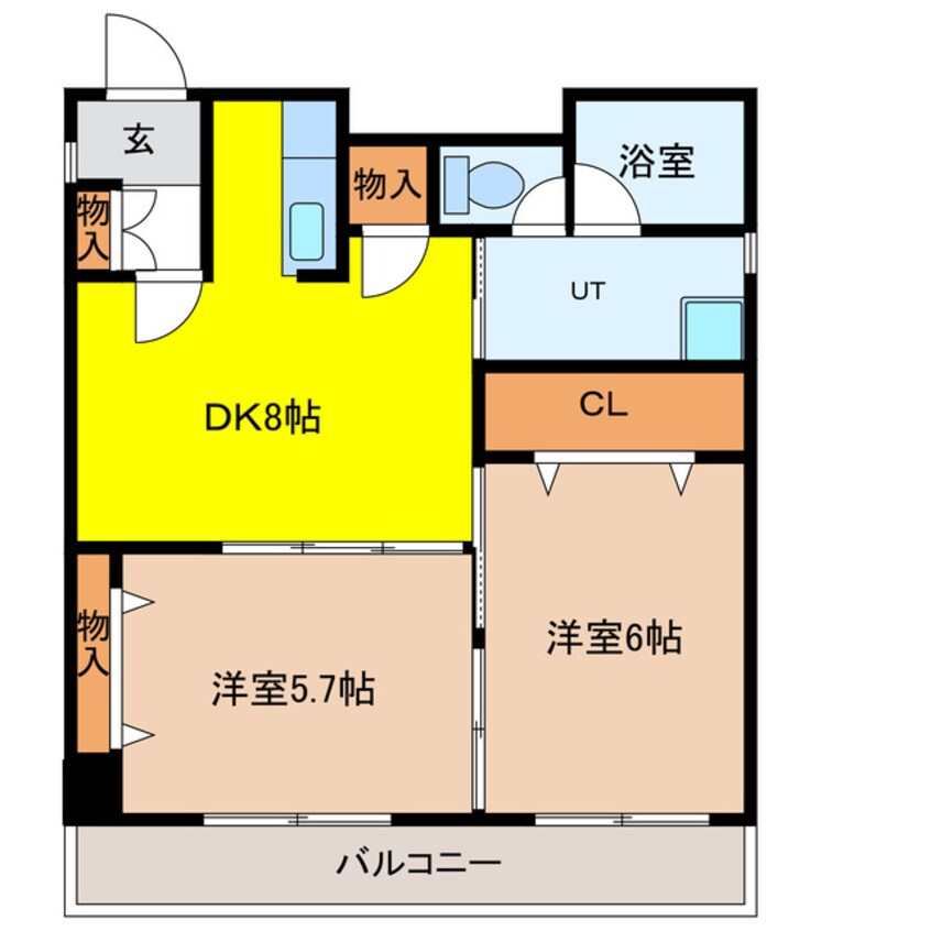 間取図 エトワール本町