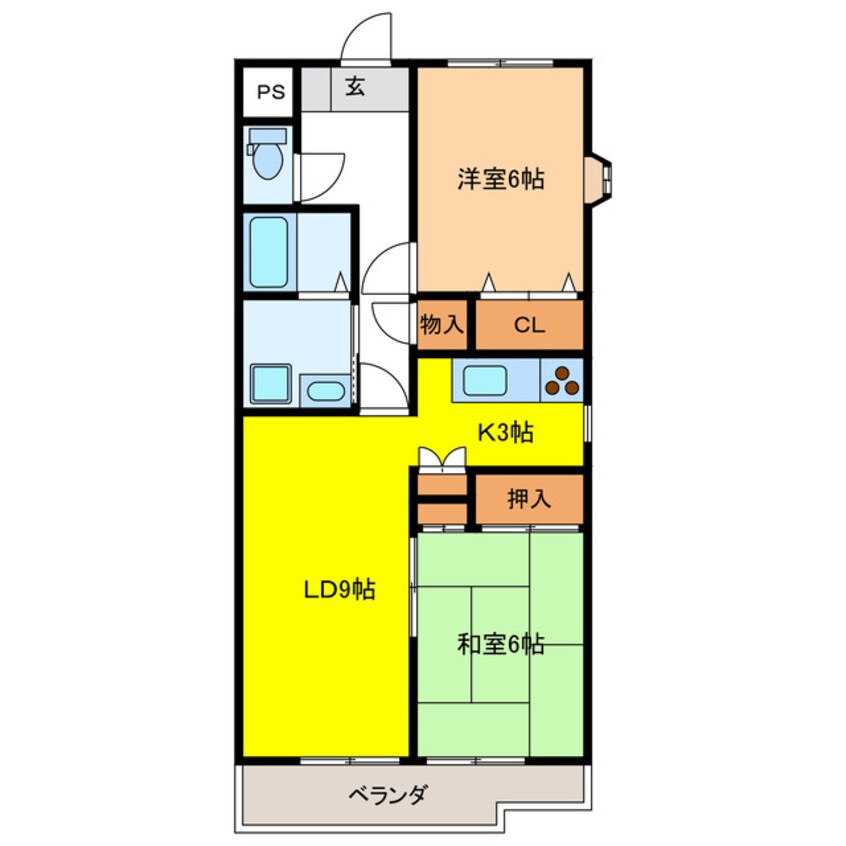 間取図 Ｍ・Ｓコーポ