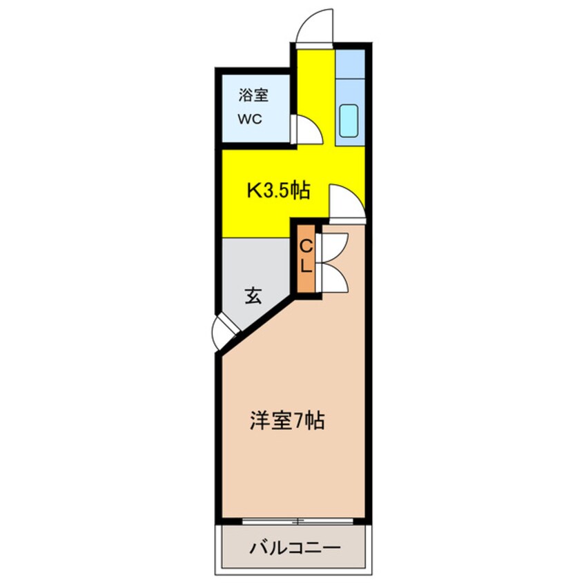 間取図 月丘ハイツ