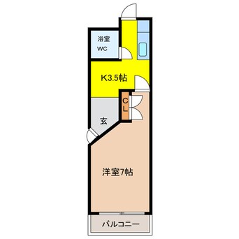 間取図 月丘ハイツ