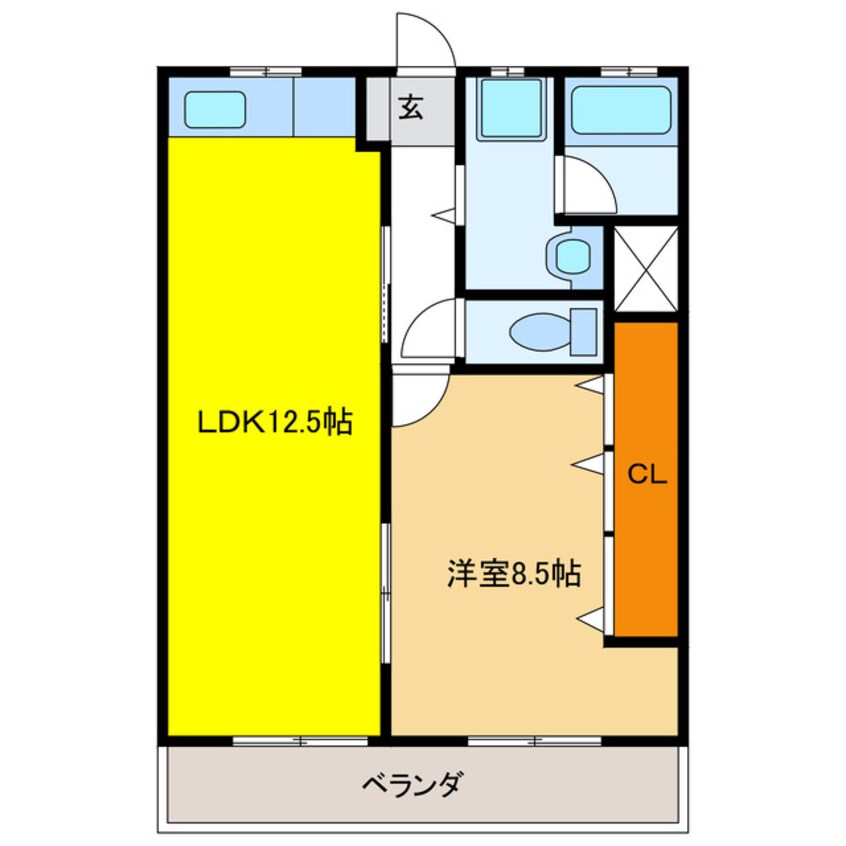 間取図 第二常磐ハイツ