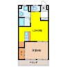 第一常磐ハイツ 1LDKの間取り