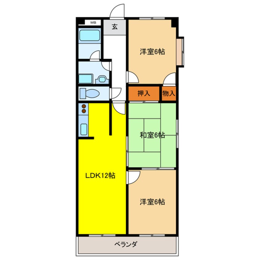 間取図 エステート林