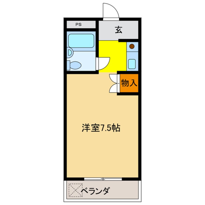 間取図 サテライト立花