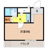 サテライト立花 1Rの間取り