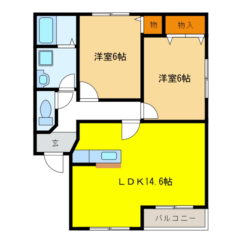 間取図 パークメゾン岐南