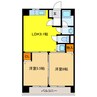 第1岐南ビル 2DKの間取り