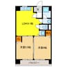 第1岐南ビル 2DKの間取り