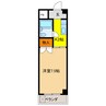 パレ岐東 1Kの間取り