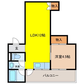 間取図 リアライズ東栄町