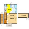 ベルメゾン 1Kの間取り
