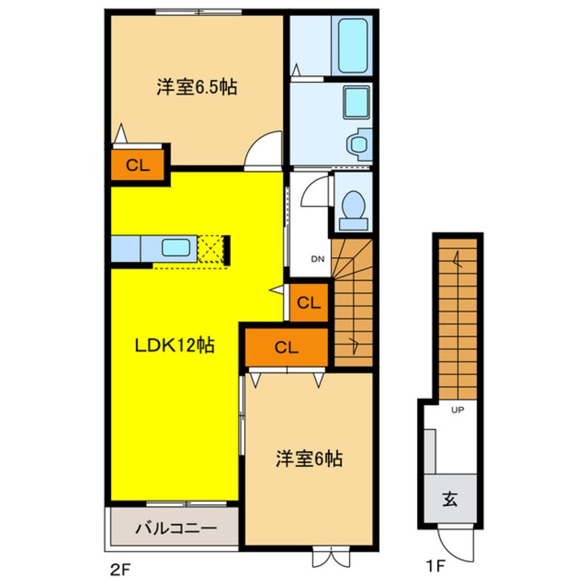 間取図 メゾンアンジュ琴塚Ａ