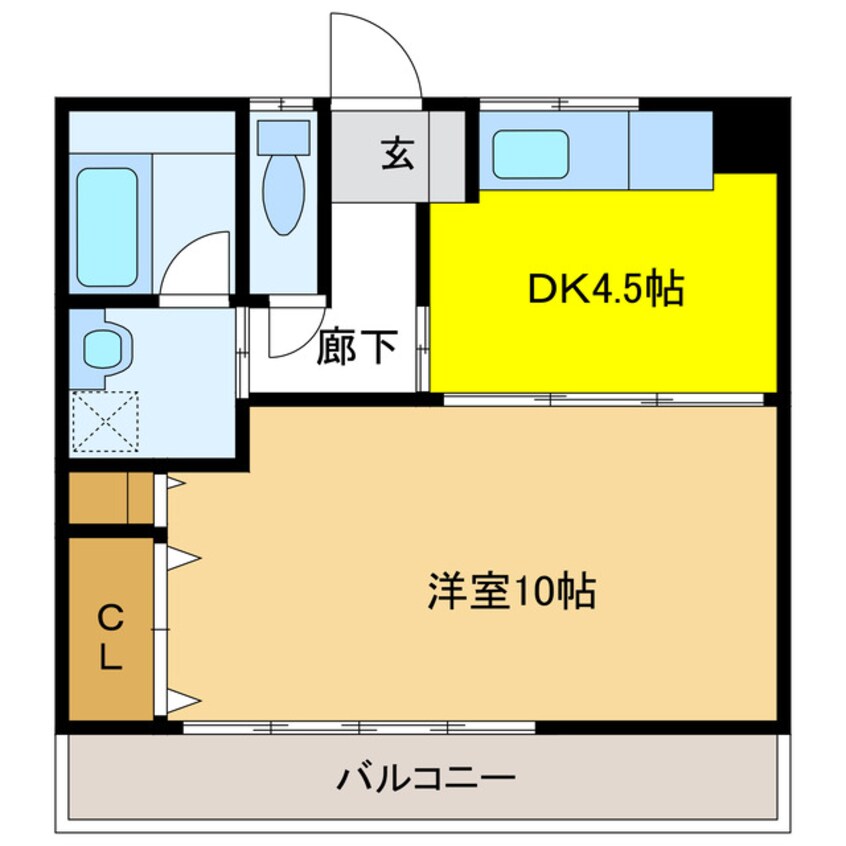 間取図 メゾン川崎