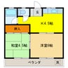 コーポ寿 2Kの間取り