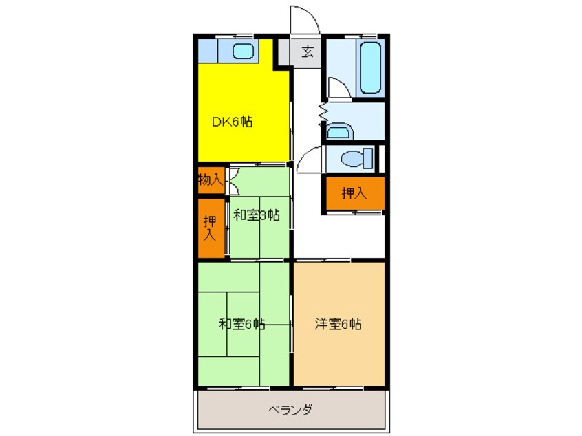 間取図 桜田マンション