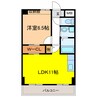 Ys Stage Wakamiya 1LDKの間取り