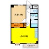 Ys Stage Wakamiya 1LDKの間取り