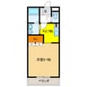 レシェンテⅢ 1Kの間取り