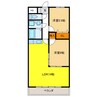 スモールマロン城東 2LDKの間取り