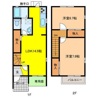 間取図 エトワール田神