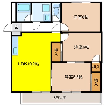 間取図 グレイスヴィラ（北一色）