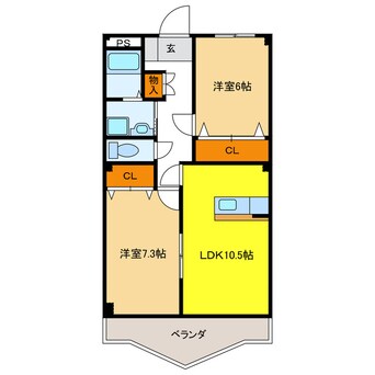 間取図 ベルボナール