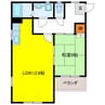 カーサ水海道 1LDKの間取り