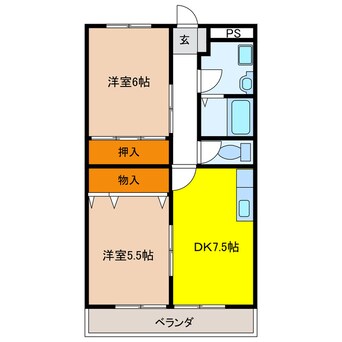 間取図 クリスタルパレス