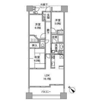 間取図 ライオンズ岐阜セントマークス壱番館