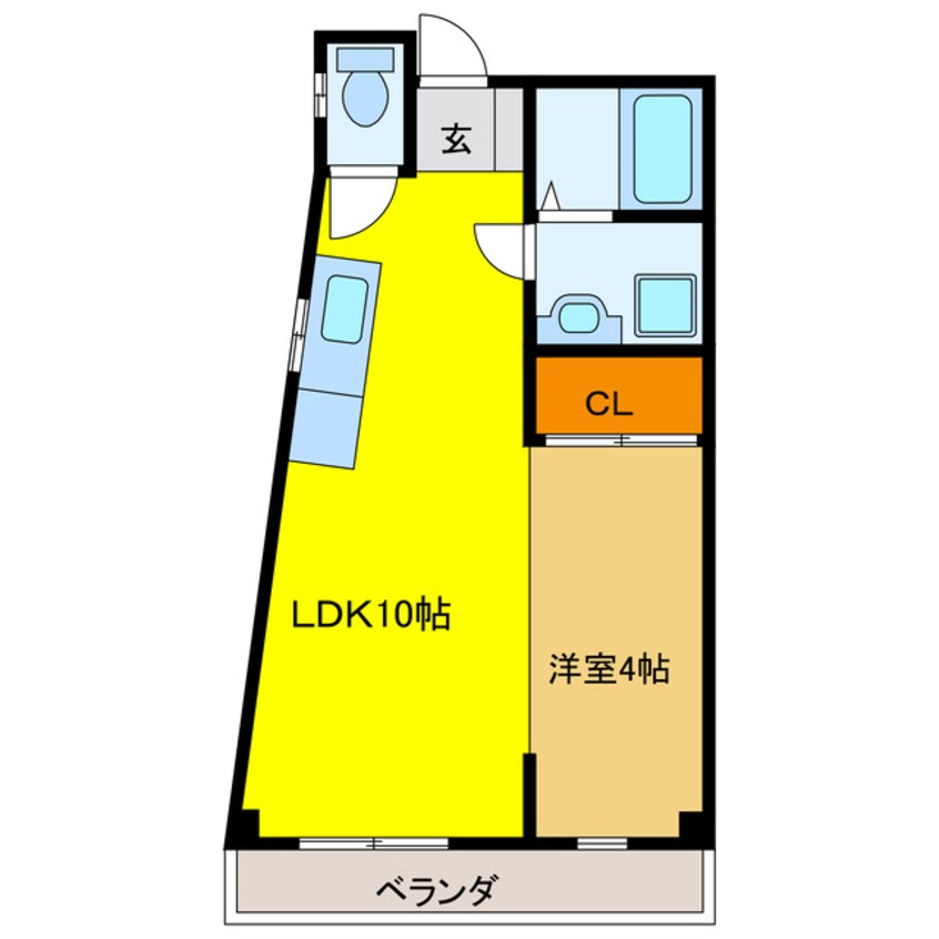 間取図 Bellheim Gifu