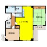 レジデンス３０ 2LDKの間取り