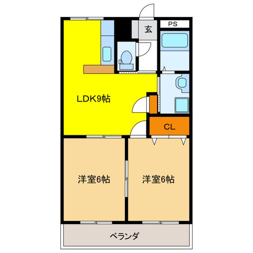 間取図 ルミナスコート