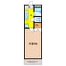 ラフォーレＫ２ 1Kの間取り