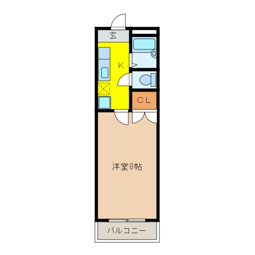 間取図 ラフォーレＫ２