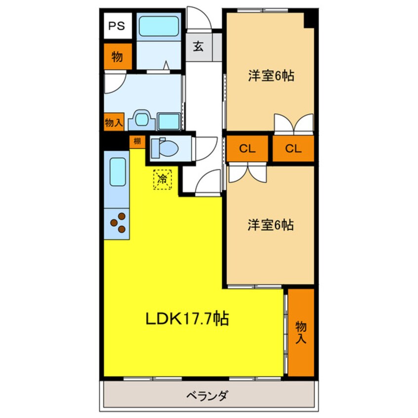間取図 グレース蔵前