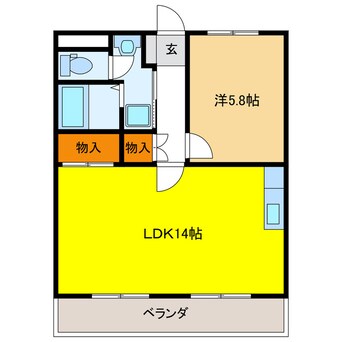 間取図 エクセルハイム10