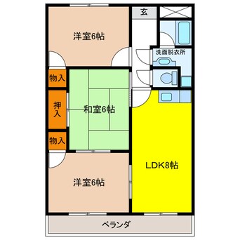 間取図 メゾン水主町