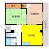大東コーポ 2DKの間取り