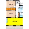グランドールＳ 2LDKの間取り