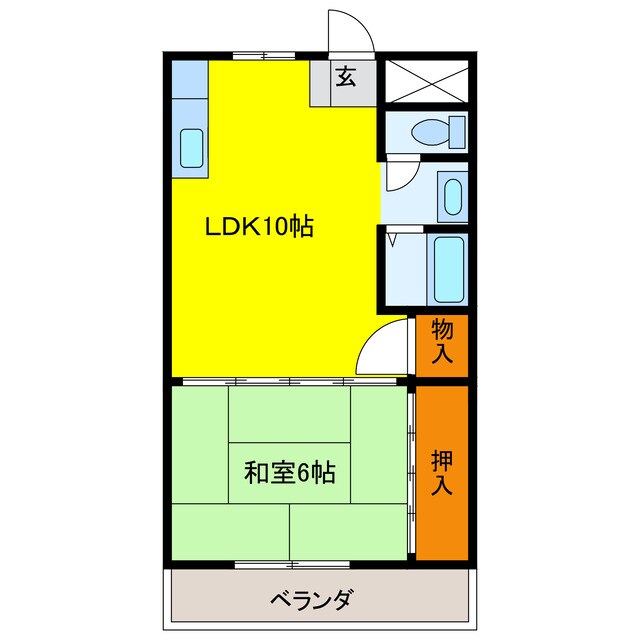 間取り図 レジデンス鷲見