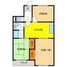 キャッスル森Ⅱ 3LDKの間取り