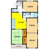 キャッスル森Ⅱ 4LDKの間取り
